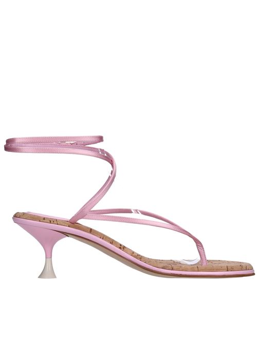 Tahiti leather sandals 3JUIN | TAHITI 055 LINK SATINROSA